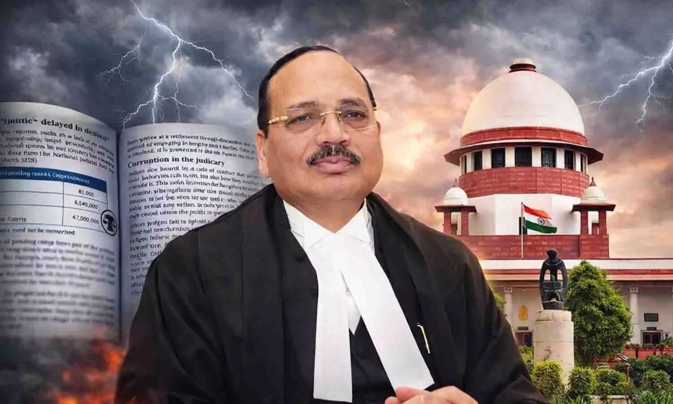 Supreme Court book ban on Corruption in Judiciary chapter