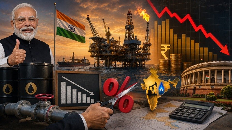 India drastically cuts oil and gas royalties