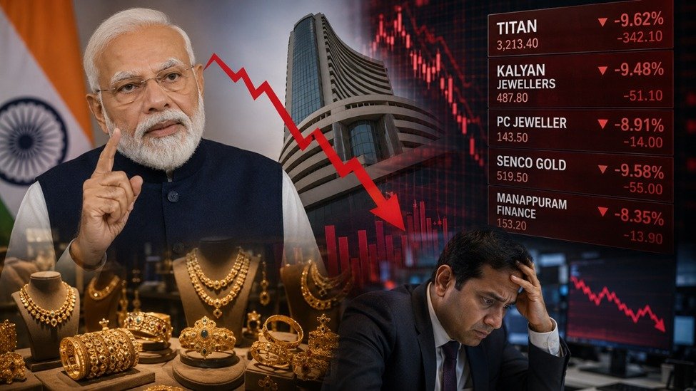 PM Modi appeal major impact on jewellery company shares