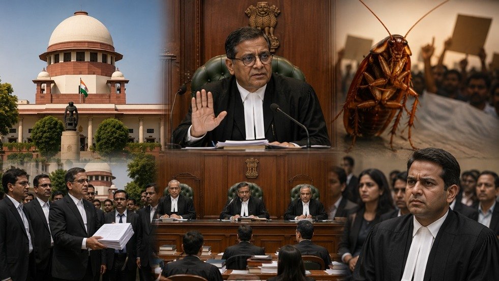 Demand for hearing in Supreme Court on Cockroach Janata Party
