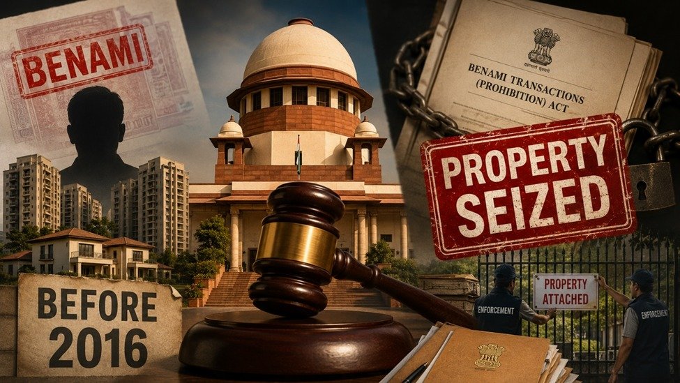 Benami transactions before 2016 will also be punished