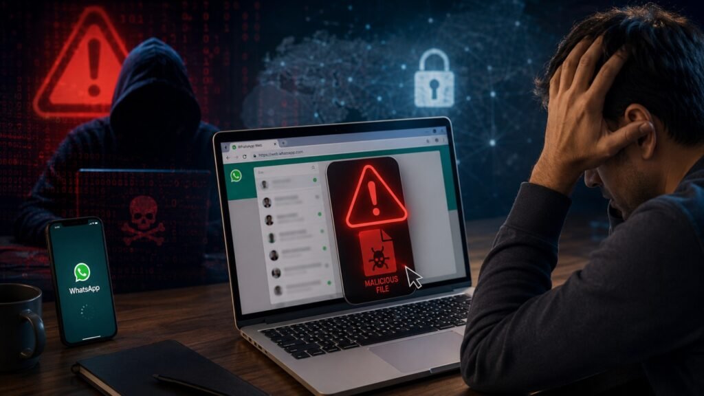 whatsapp web malware warning