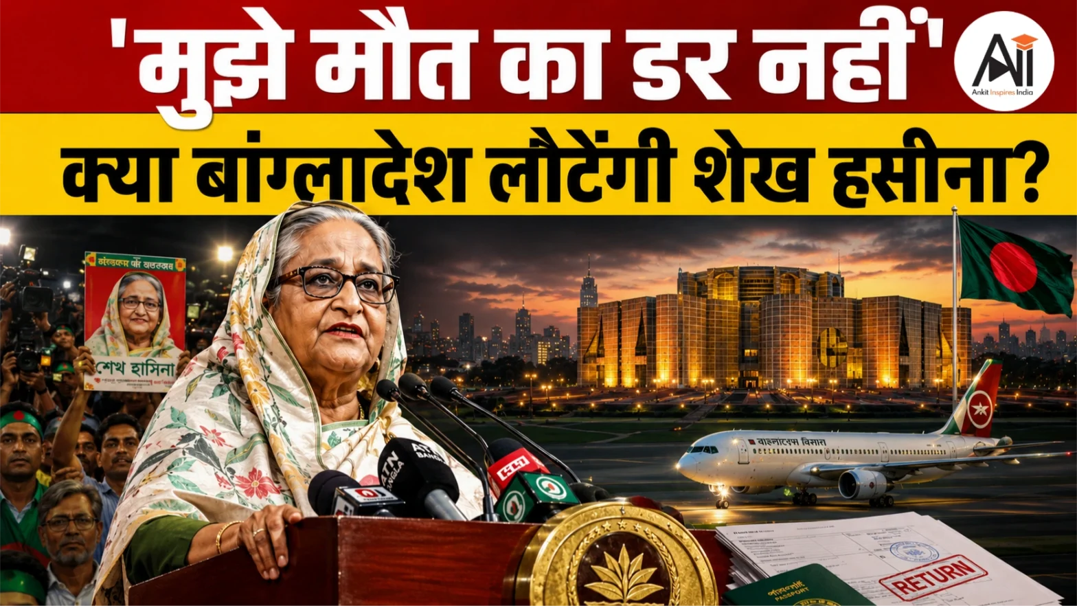 Sheikh Hasina Bangladesh Return