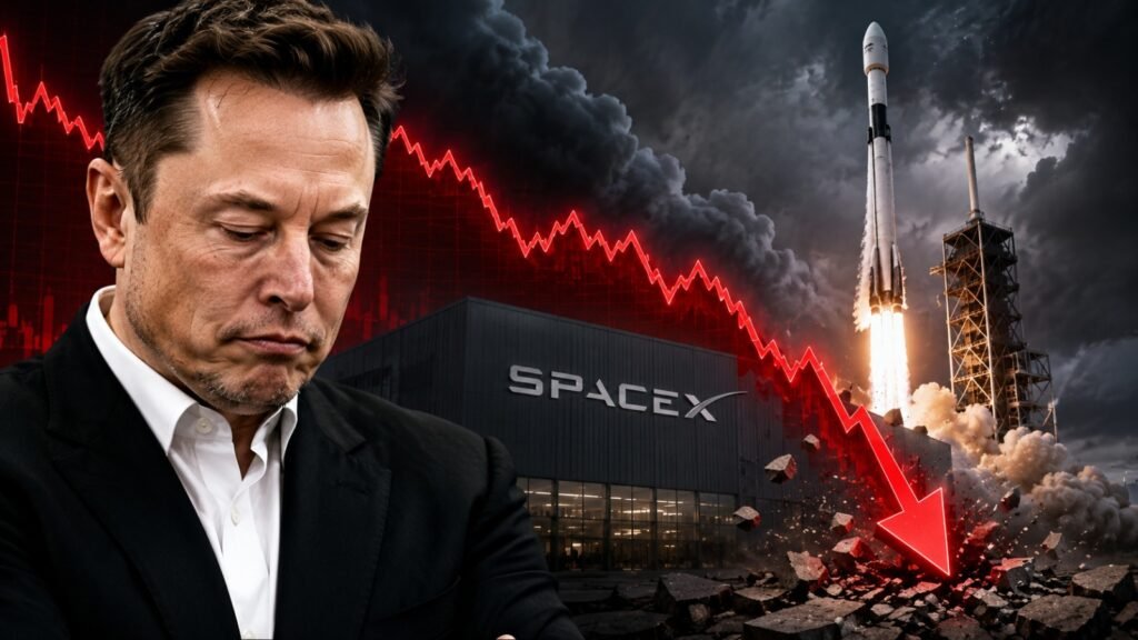 SpaceX Valuation Drop