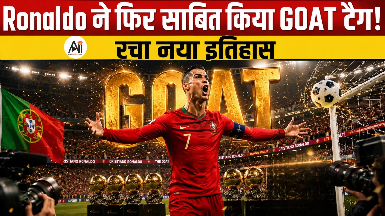 Cristiano Ronaldo made history